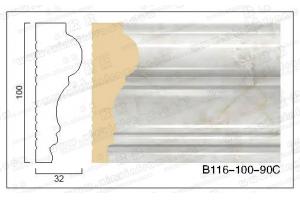 B116-100 PS发泡仿真大理石装饰线收边 七色入