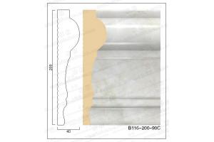 B116-200 PS发泡仿真大理石装饰线收边 七色入