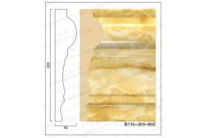B116-200 PS发泡仿真大理石装饰线收边 七色入
