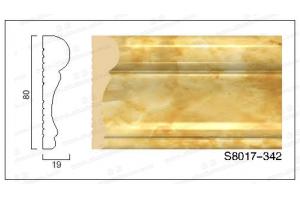 S8017 PS发泡仿真大理石装饰线收边线防水易安装 七色入
