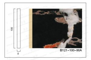 B121-100 PS发泡仿真大理石装饰线收边 七色入