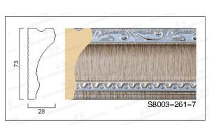 S8003 PS发泡欧式装饰线门套线窗套线背景墙线 两色入
