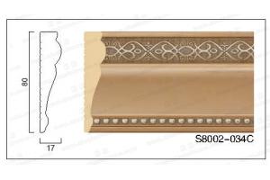 S8002 PS发泡欧式装饰线门套线窗套线背景墙线 两色入