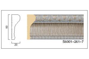 S6001 PS发泡欧式装饰线收边线背景墙线 四色入