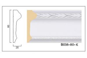 B038-80 PS发泡欧式装饰线收边线背景墙线 三色入