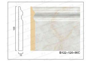 B122-120系列 12cm宽 PS发泡仿真大理石装饰线 踢脚线 七色入