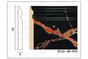 B122-80系列 8cm宽 无辐射防潮大理石装饰线 踢脚线 七色入