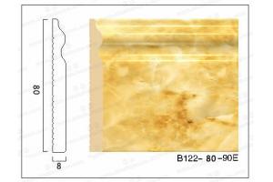 B122-80系列 8cm宽 无辐射防潮大理石装饰线 踢脚线 七色入