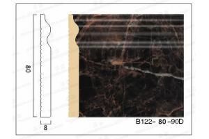 B122-80系列 8cm宽 无辐射防潮大理石装饰线 踢脚线 七色入