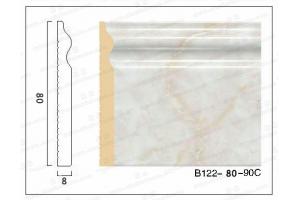 B122-80系列 8cm宽 无辐射防潮大理石装饰线 踢脚线 七色入